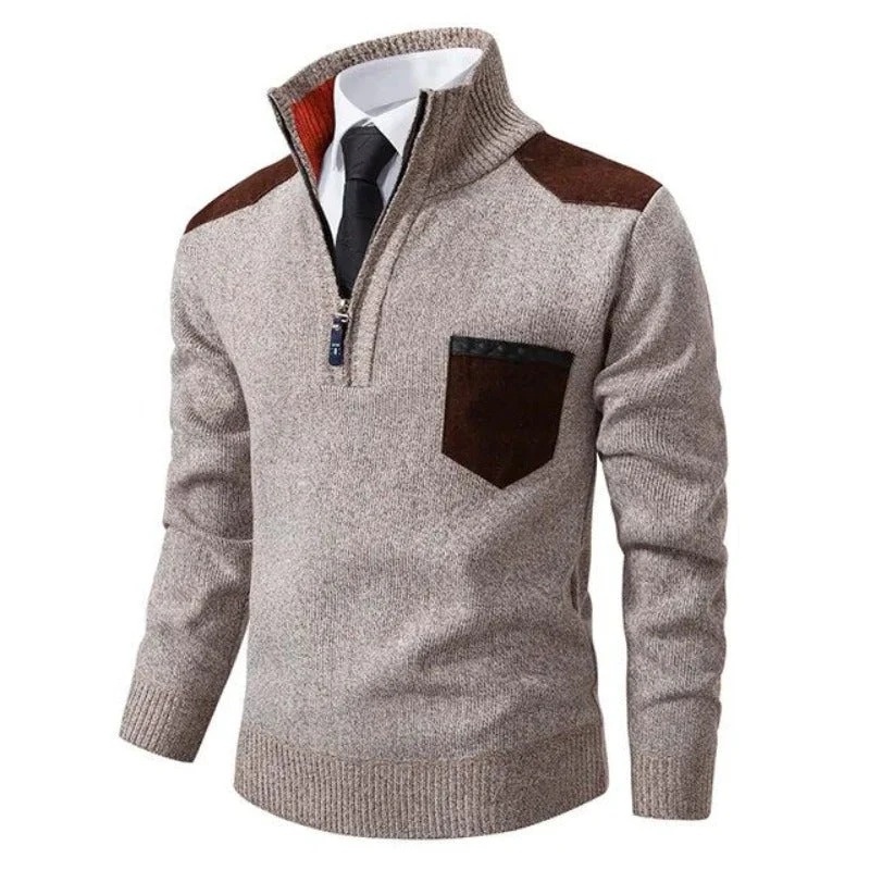 Herfst Luxe Kasjmier Herenpullover – Archer