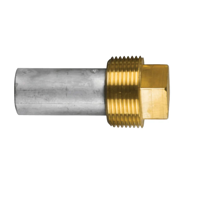 Zink Anode Caterpillar, Motor, Pencil Anode Compleet met Messing Plug Th.1-1 / 4”BSPT