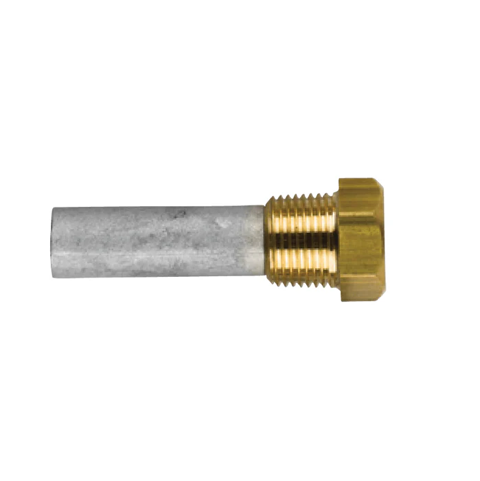 Zink Anode Caterpillar, Motor, Pencil Anode Compleet met messing Plug Th.3 / 8”GAS (BSPT)