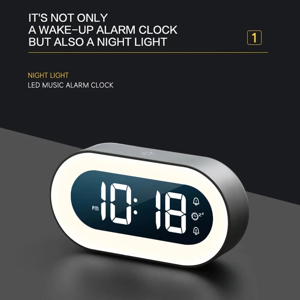 Digitale Wecker met Nachtlicht – Lumino