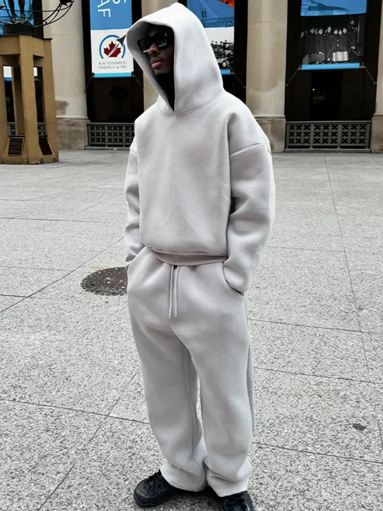 Casual Set met Hoodie en Broek voor Mannen | Ideaal voor de Herfst