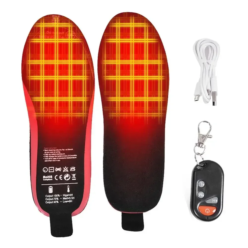 Verwarmbare Inlegzolen Oplaadbaar met Afstandsbediening voor Winter en Outdoor