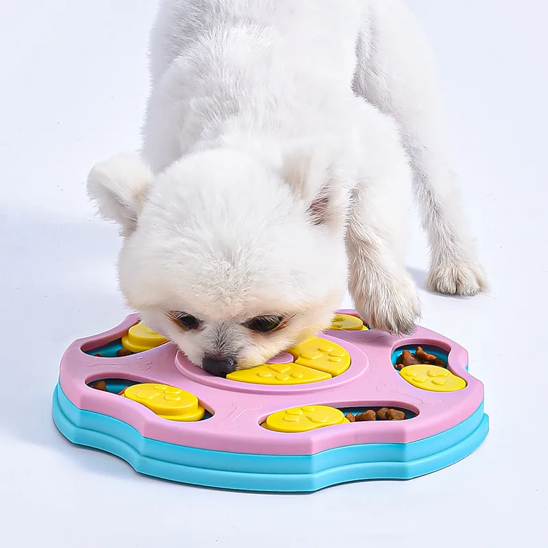 BrainBowl IQ | Intelligentiespeelgoed & Anti-Schrokbak voor Honden & Katten | Interactieve Voeding | Bevordert Geestelijke Fitheid & Langzaam Eten