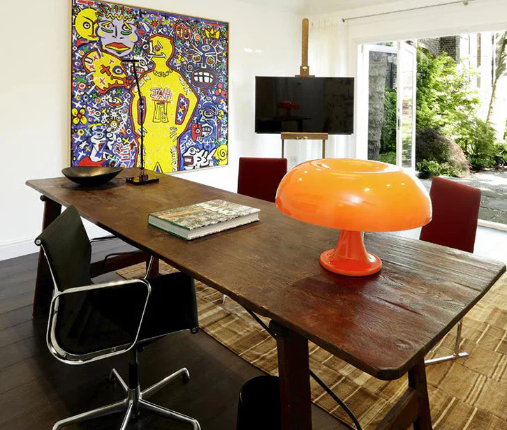 Moderne Designer LED Paddenstoel Tafel Lamp Minimalistisch voor Slaapkamer en Woonkamer