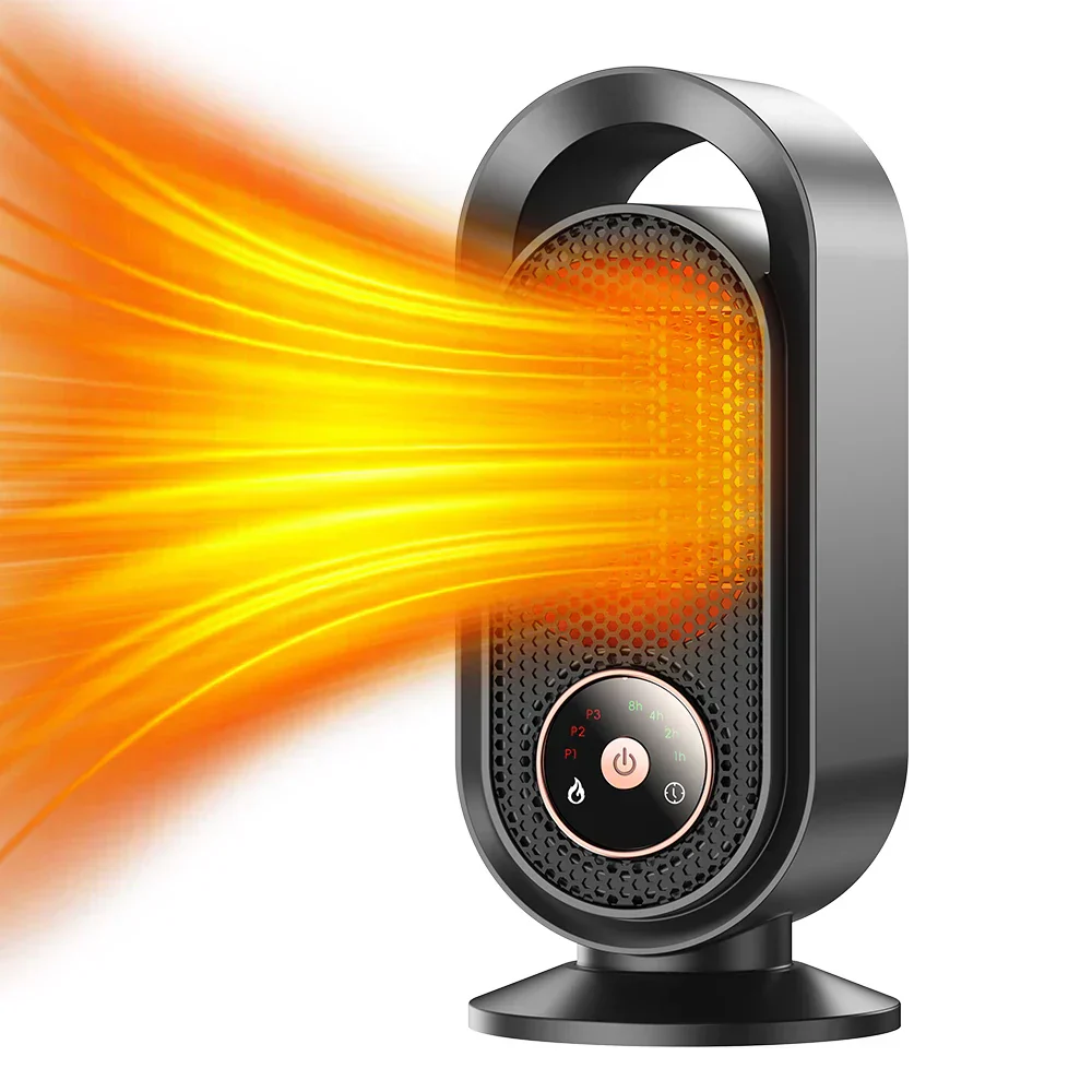 WarmBreeze Mini Kachel – Draagbare 1000W Ventilatorverwarmer voor Bureau en Kamer