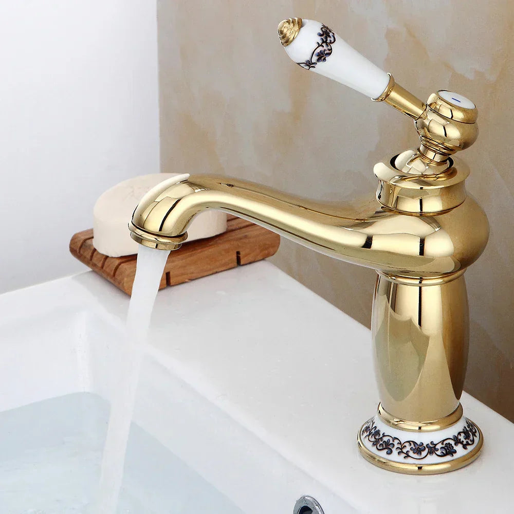 Vintage Luxe Badkamer Kraan voor Elegante Interieurs