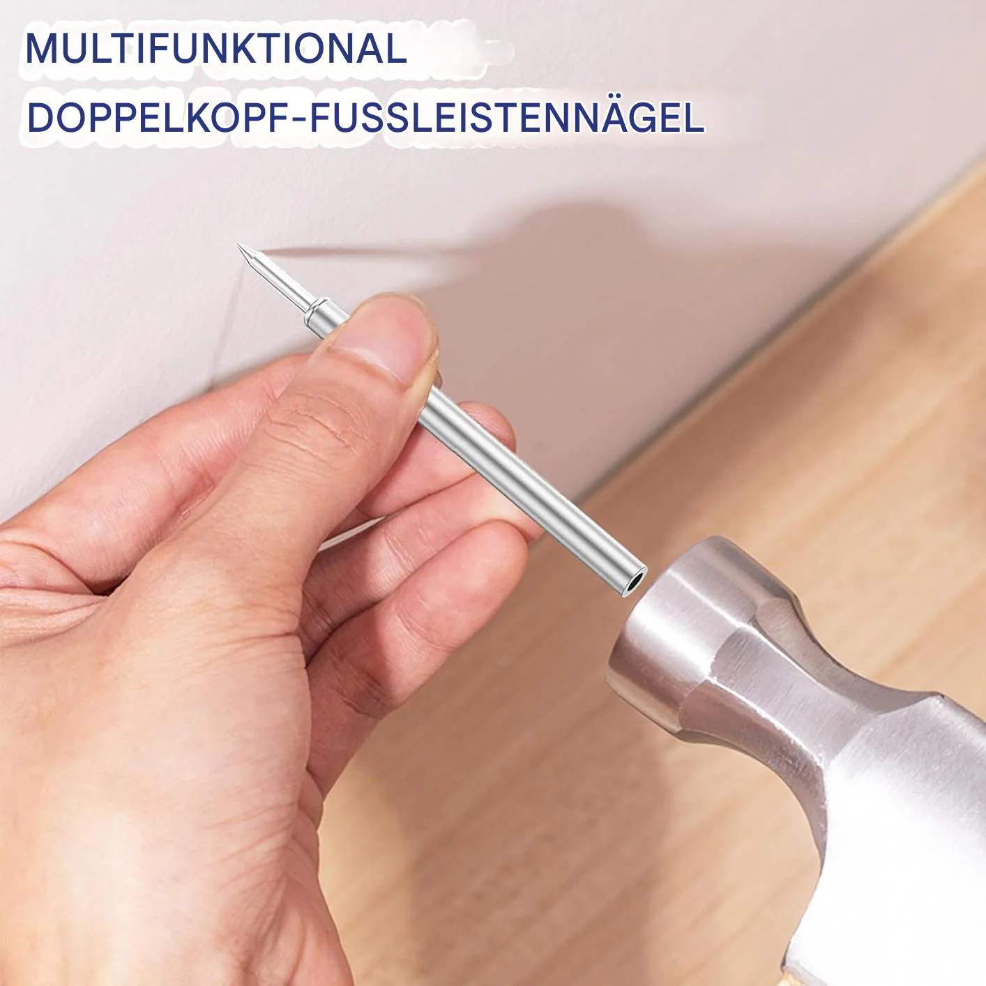 Plinten | Plinten Nagel Set | Dubbelkop Systeem Montage | BaseFix Pro