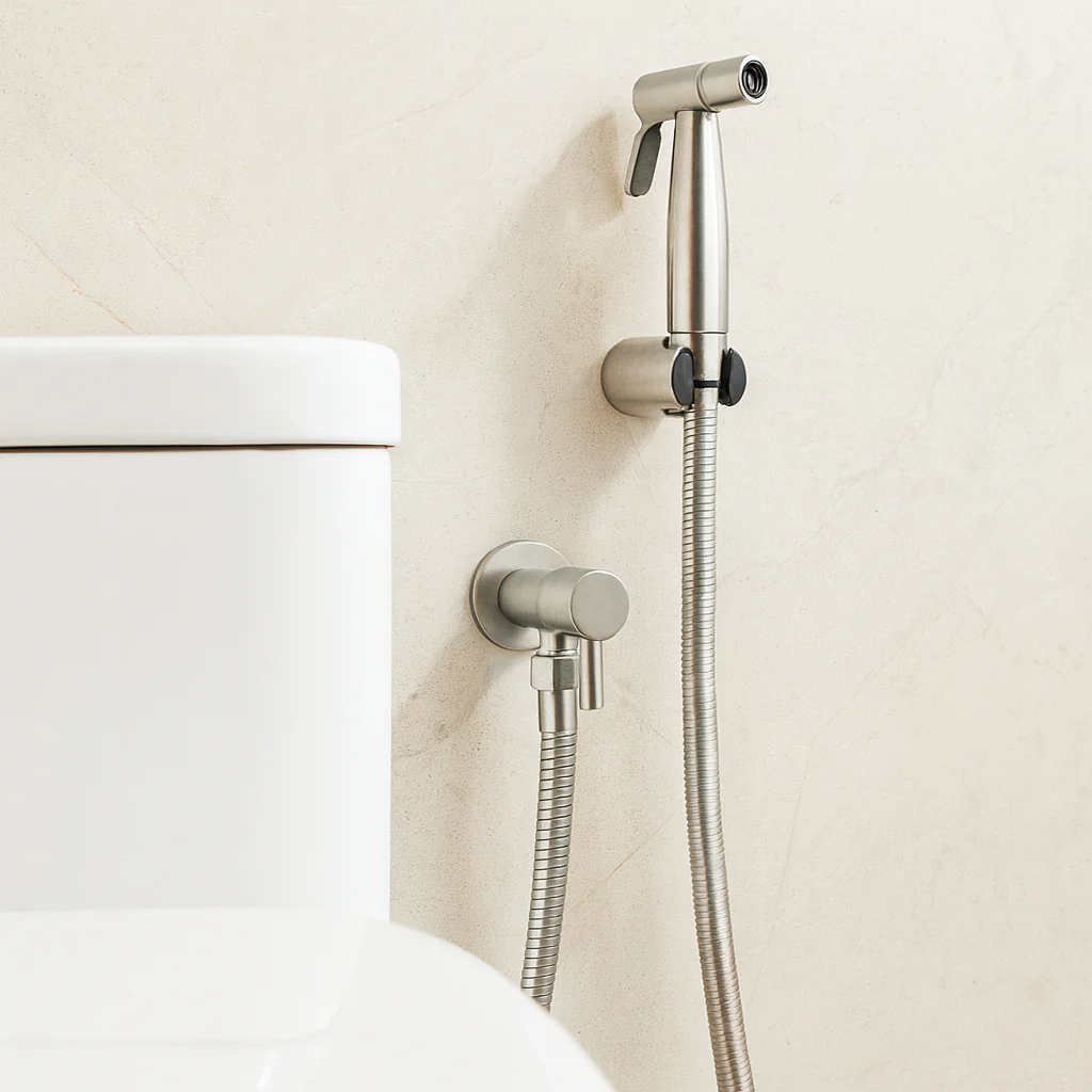 Bidet Sprayer van RVS – Wandmontage met Instelbare Stralen