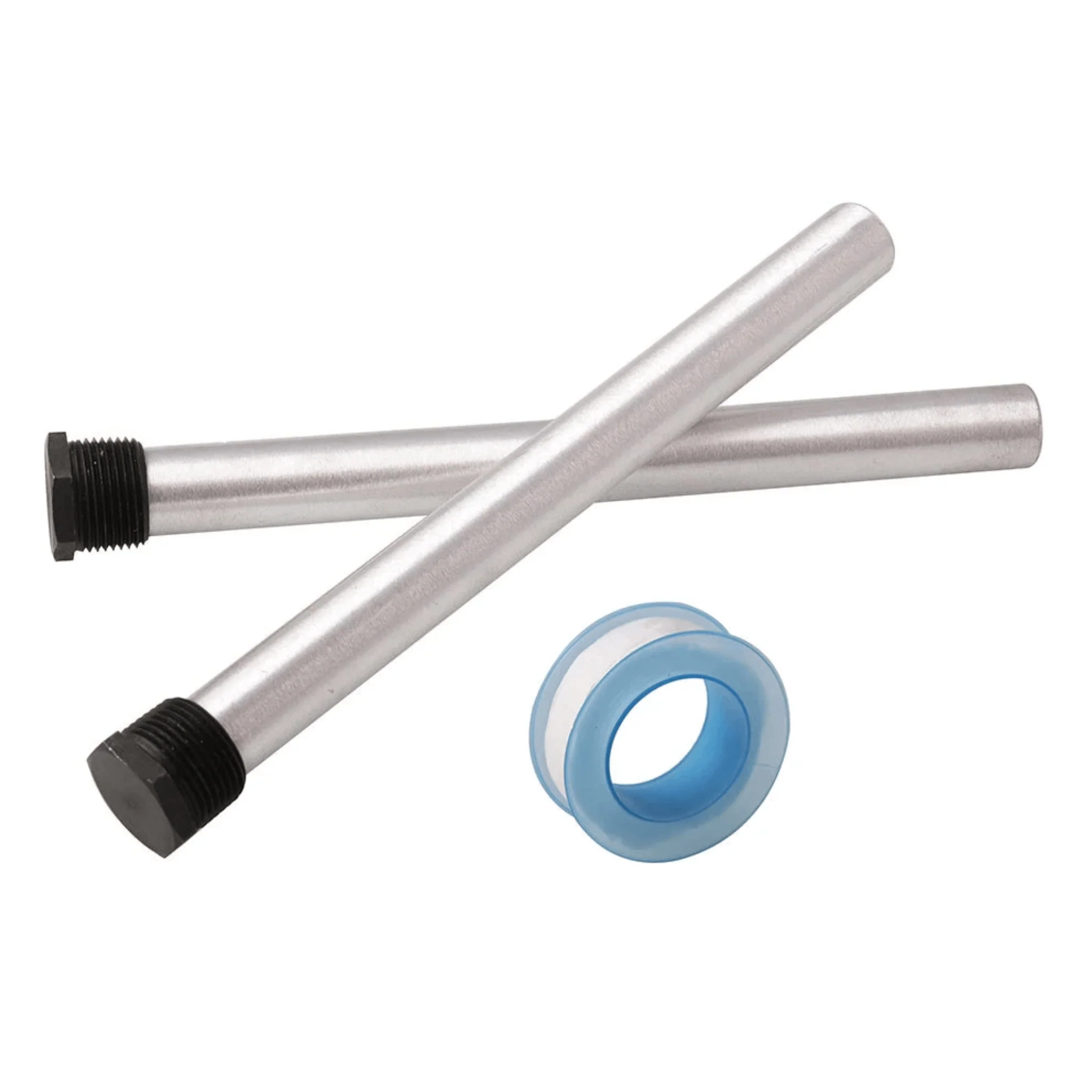 Magnesium anode boiler 21*235mm 3/4″-14 NPT medium, 2-pack, PTFE tape