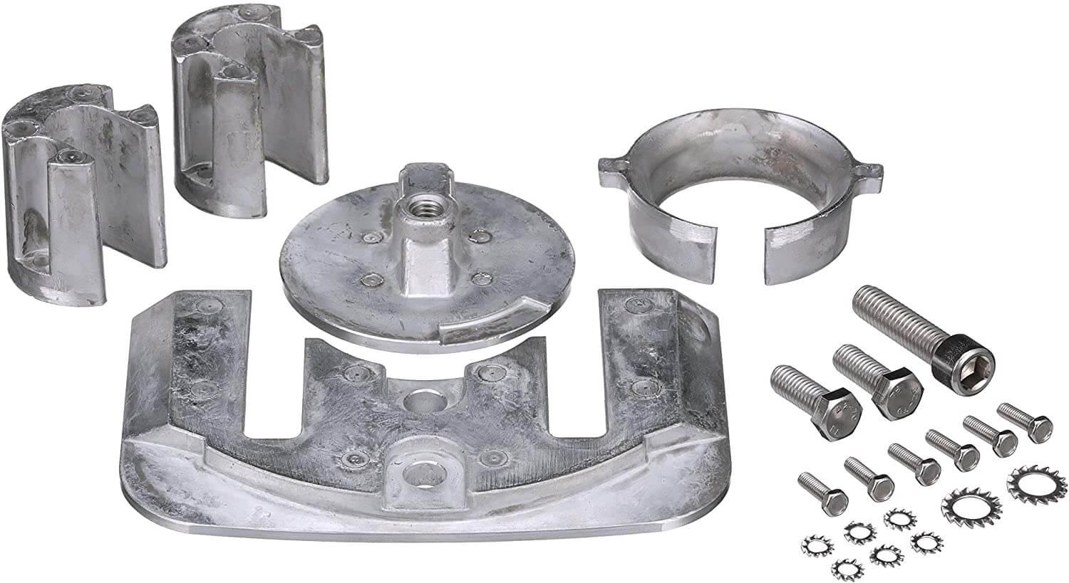Aluminium anode kit Bravo één, compleet