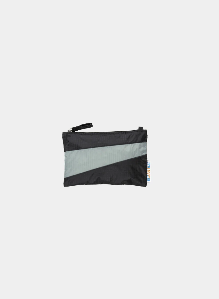 The New Pouch Black & Grey Small The New Pouch Black & Grey Small