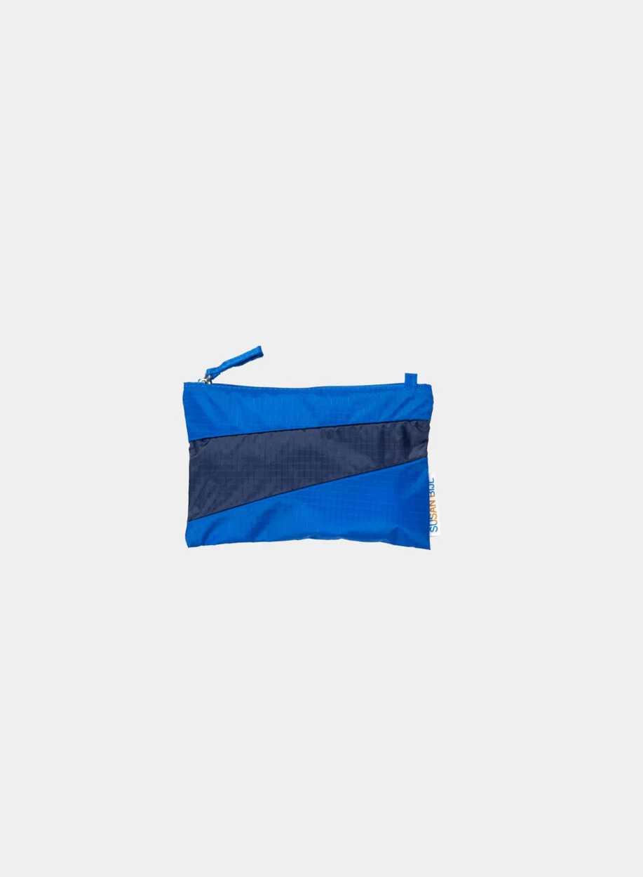 The New Pouch Blue & Navy Small The New Pouch Blue & Navy Small