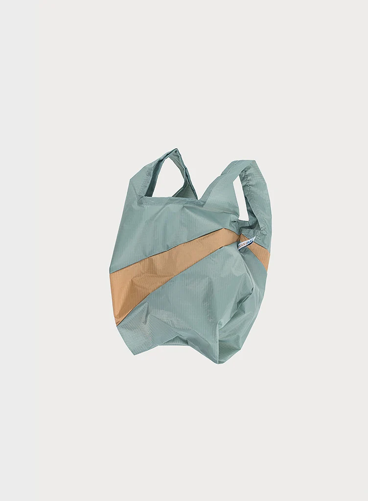 The New Shopping Bag Grey & Camel Small The New Shopping Bag Grey & Camel Small