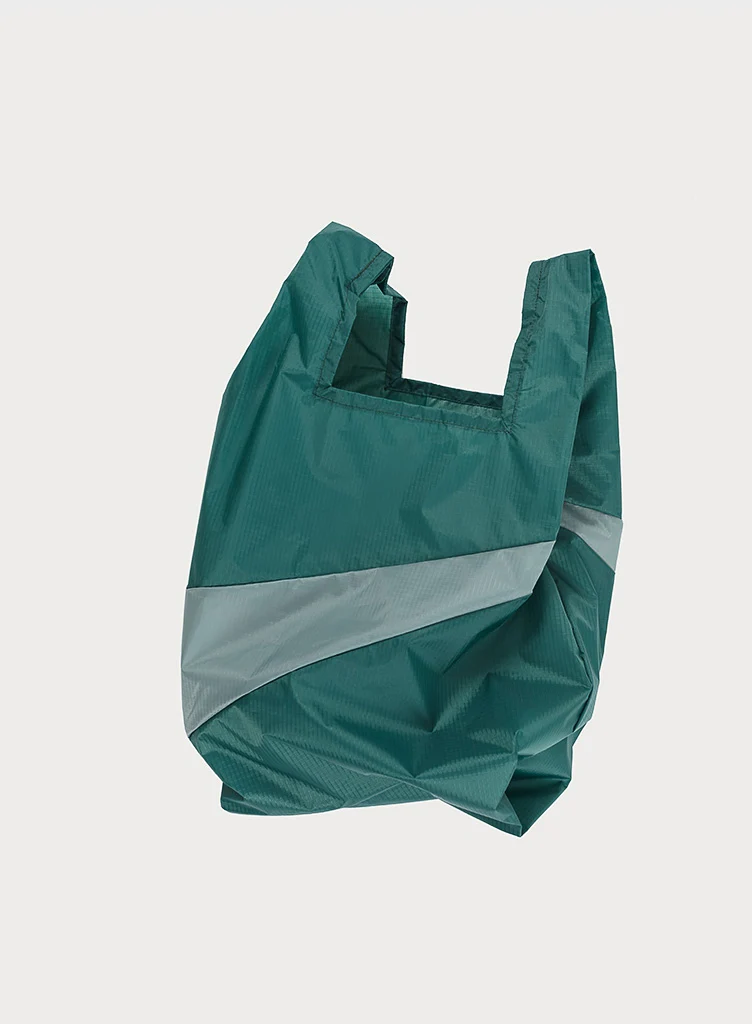 The New Shopping Bag Pine & Grey Medium The New Shopping Bag Pine & Grey Medium