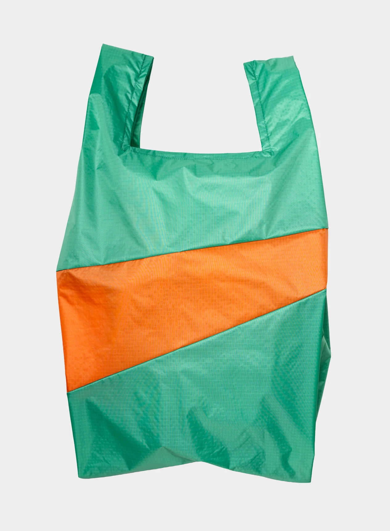 The New Shopping Bag Holly Green & Orange Large The New Shopping Bag Holly Green & Orange Large