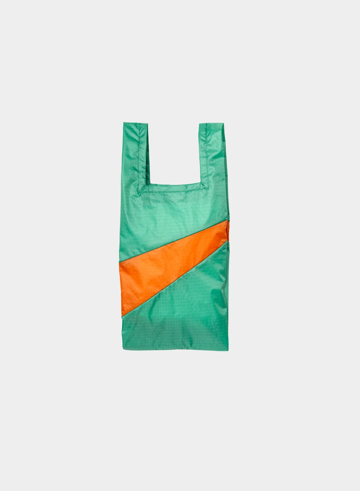 The New Shopping Bag Holly Green & Orange Small The New Shopping Bag Holly Green & Orange Small