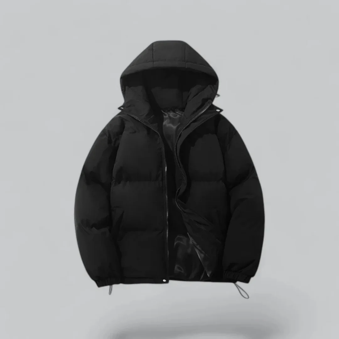 PolarGuard Unisex Donsjack – Warme Pufferjack met Ritssluiting en Capuchon