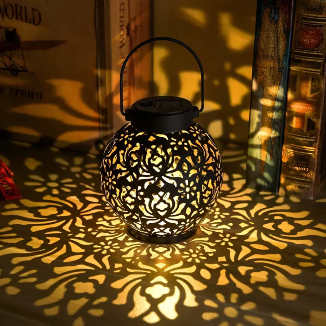 Weerbestendige LED Solar Tuin Hanglamp
