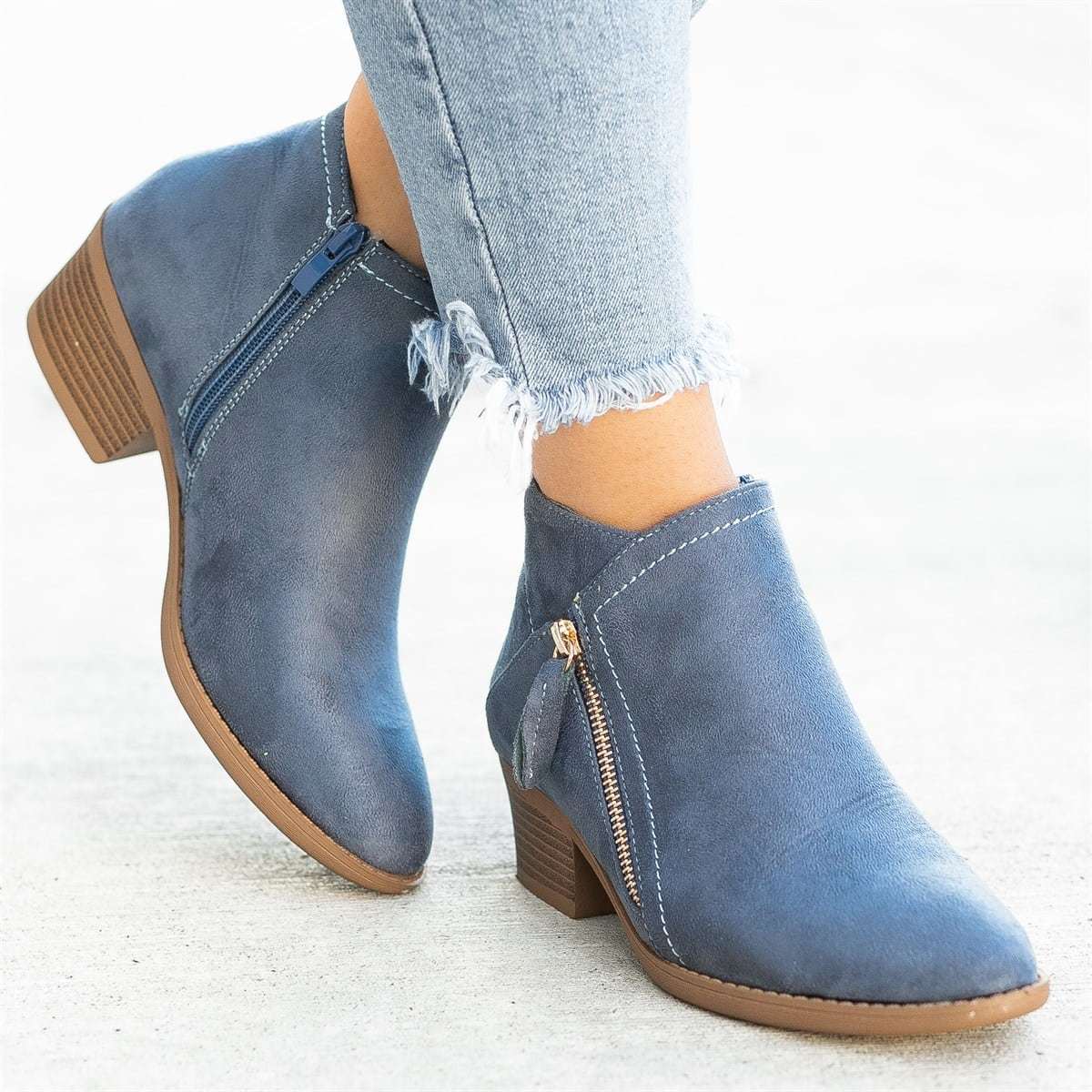 Leren Comfort Enkelboot Dames – Warme Orthopedische Boots voor de Winter