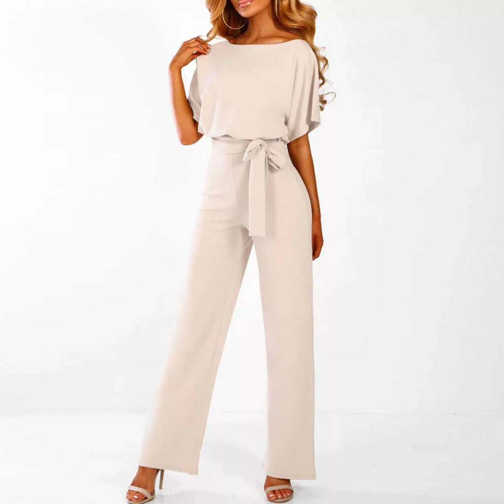Elegante Dames Jumpsuit Serava – Stijlvolle Donkerblauwe Jumpsuit met Comfortabele Pasvorm