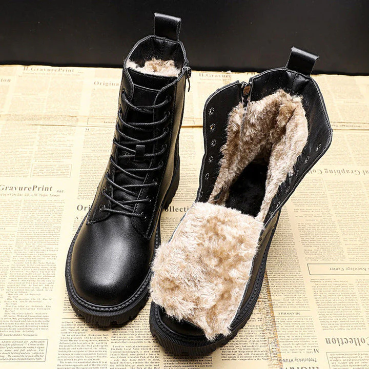Warme Damesstiefels Delphine – Gevoerde Winterstiefels met Antislipzool