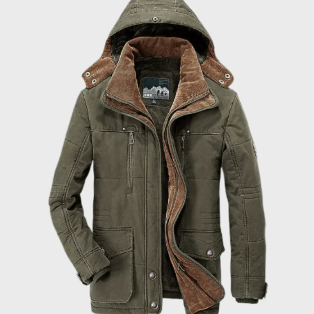 UrbanShield Heren Winterjacke – Functioneel ontwerp met meerdere zakken
