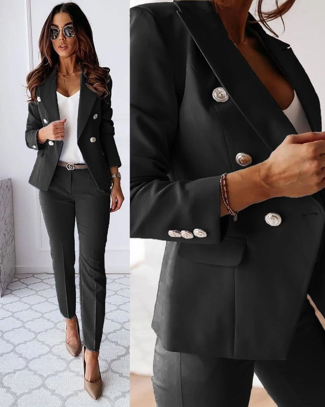 ChicTailored Pakset | Elegante Dubbelzijdige Pasvorm voor een Voordelige Silhouette