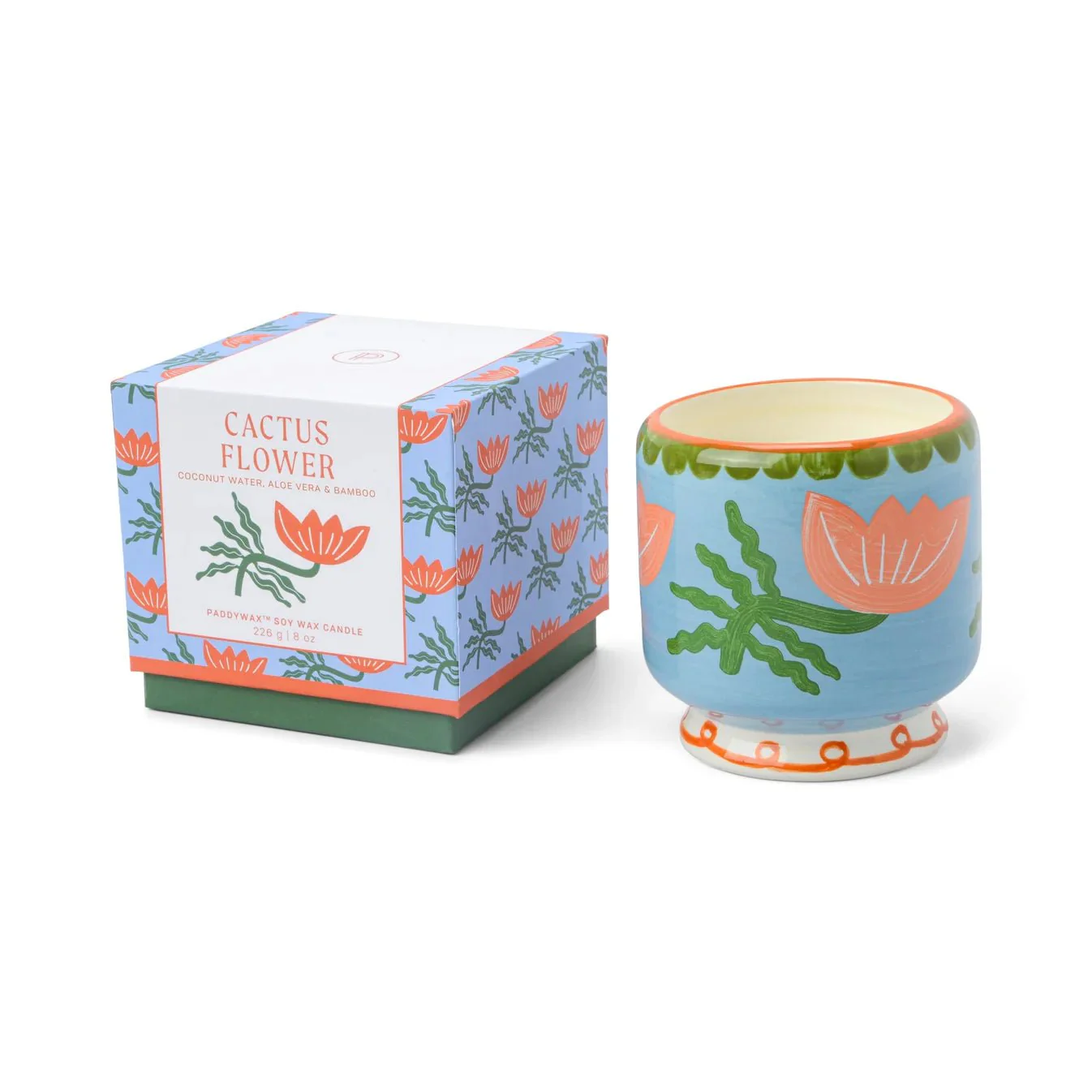 A dopo Flower ceramic kaars | Cactus Flower | Paddywax
