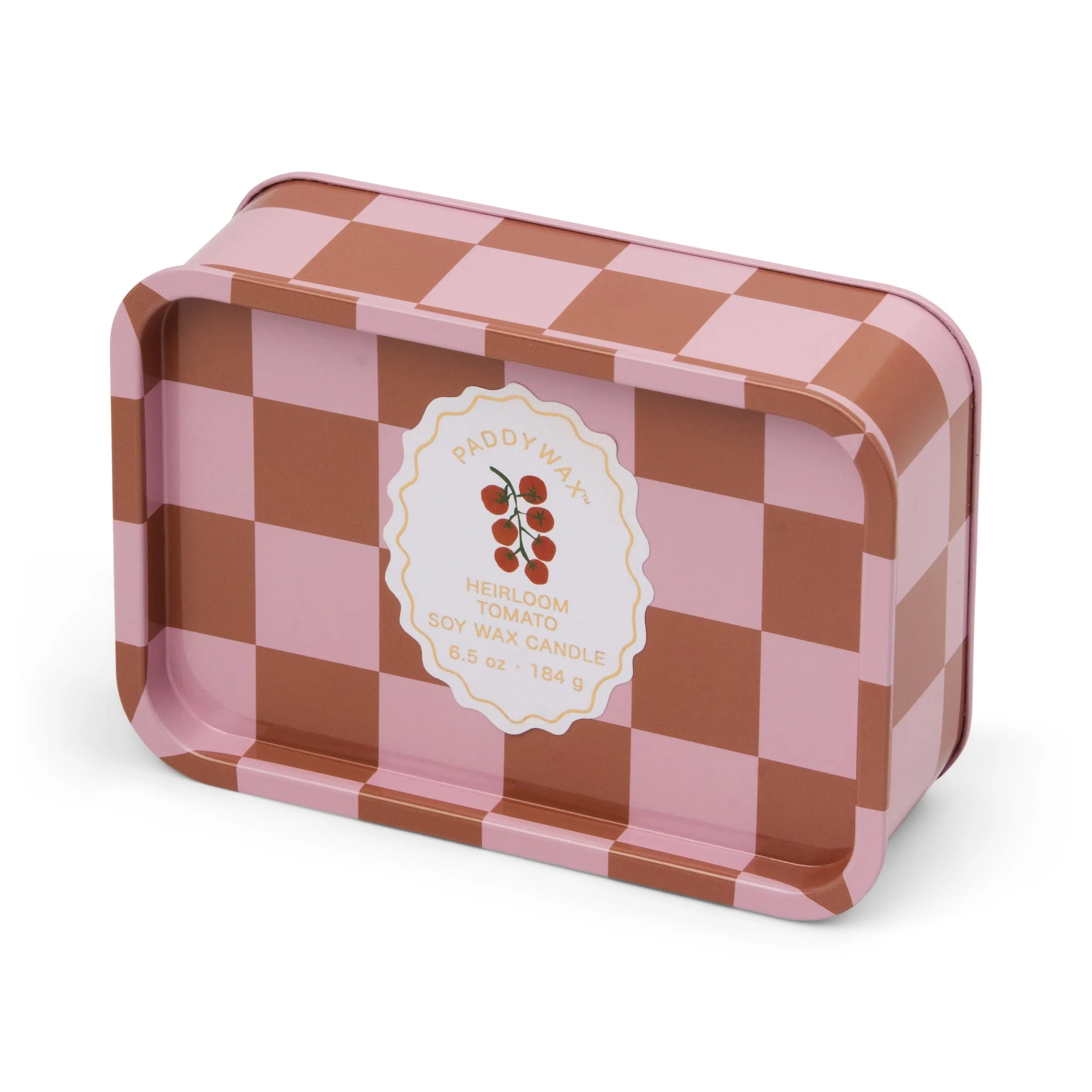 A Dopo Tomaten Print  Geurkaars in Blik |  Heirloom Tomato | Paddywax