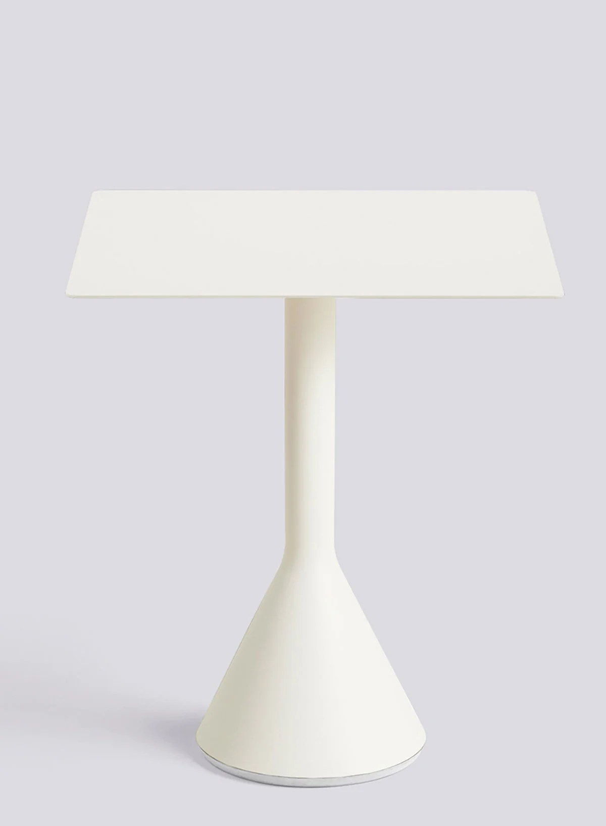 Palissade Cone Table Square 65, Cream White – HAY