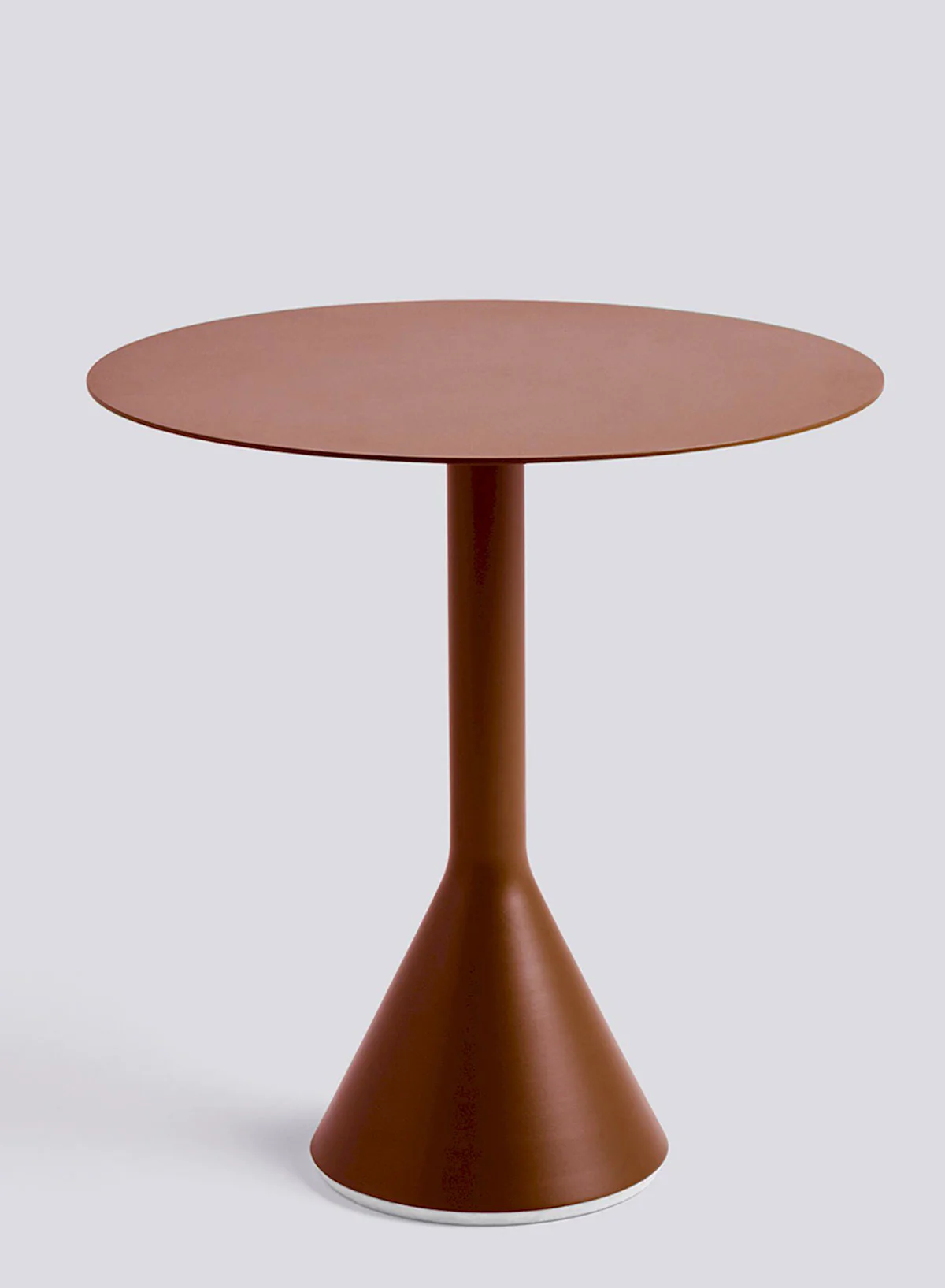 Palissade Cone Table Round 70, Iron Red – HAY