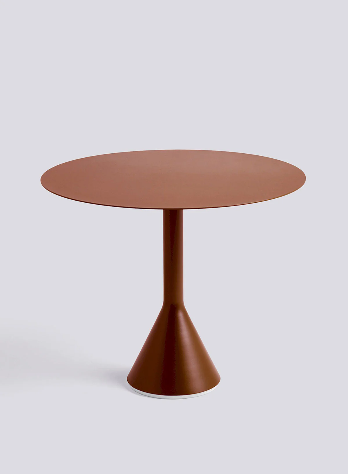 Palissade Cone Table Round 90, Iron Red – HAY