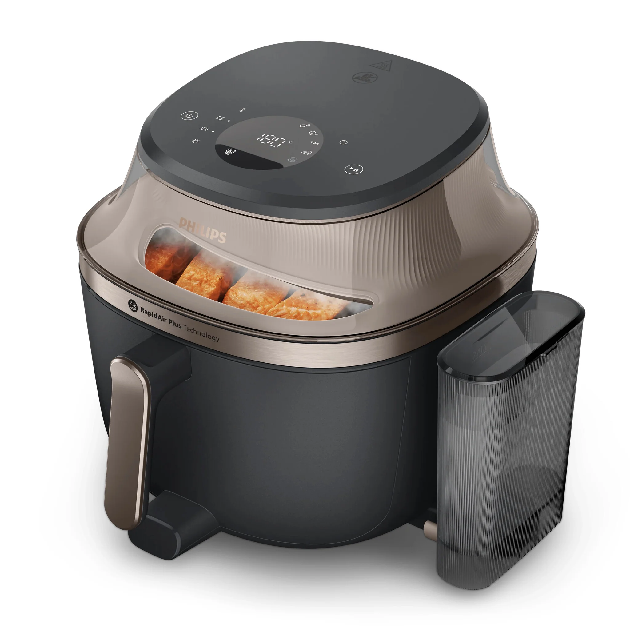 Philips 5000 series Novaplus Airfryer 5000-serie met Stoomfunctie en uitschuifbare rail 7,2 l