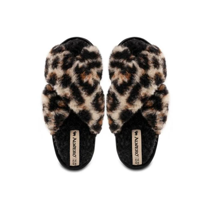 Alwero | Sloffen Twenn | Panter Black