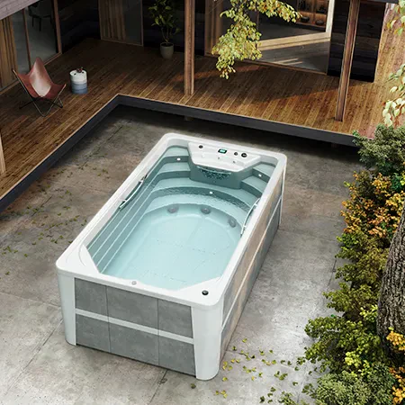 Zwemspa Compact pool-White-Warm Grey