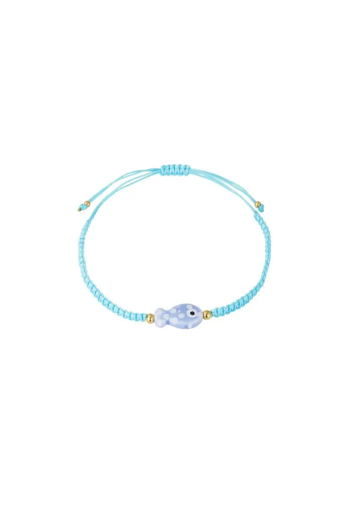 Armband Vis | Blauw