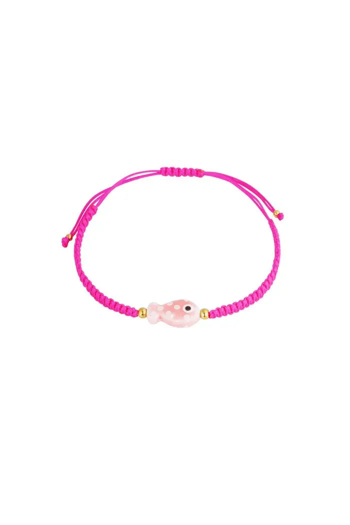 Armband Vis | Fuchsia