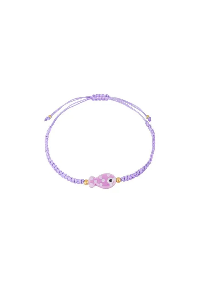 Armband Vis | Lila