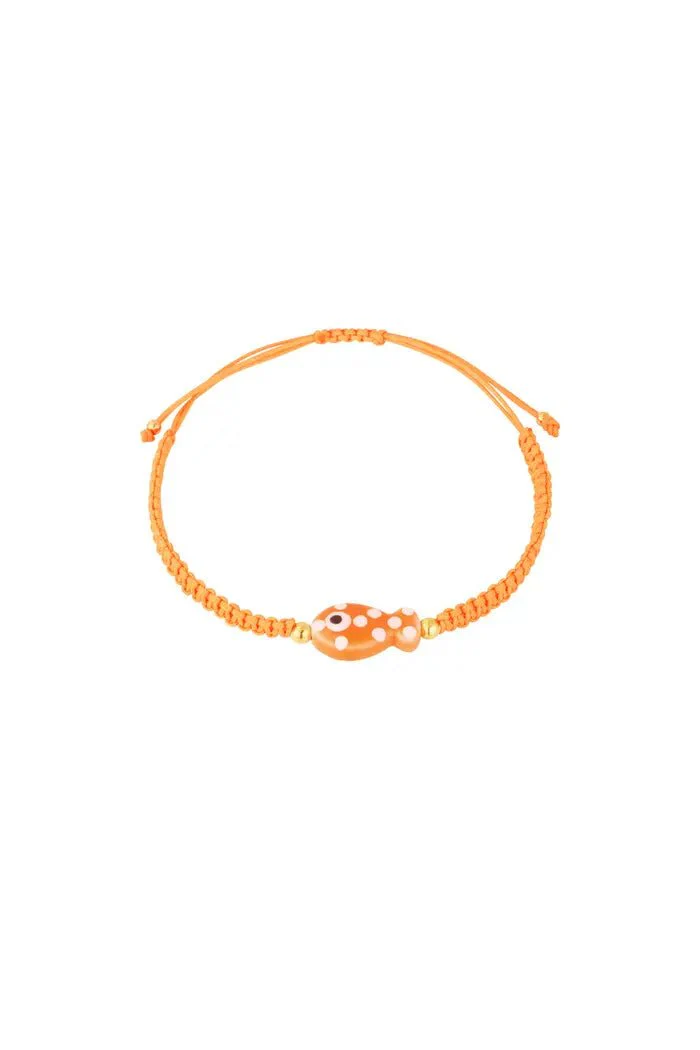 Armband Vis | Oranje