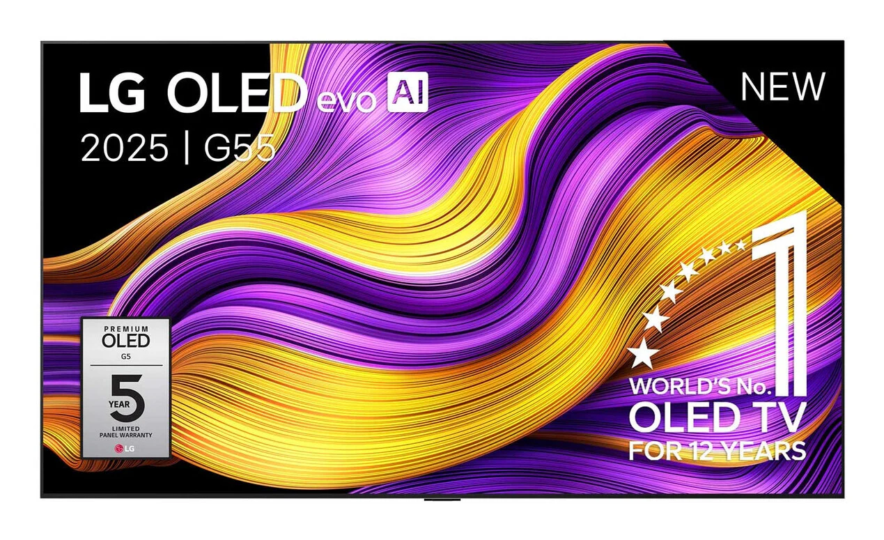 LG OLED evo AI OLED77G55LW 195,6 cm (77″) 4K Ultra HD Smart TV Wifi Zilver
