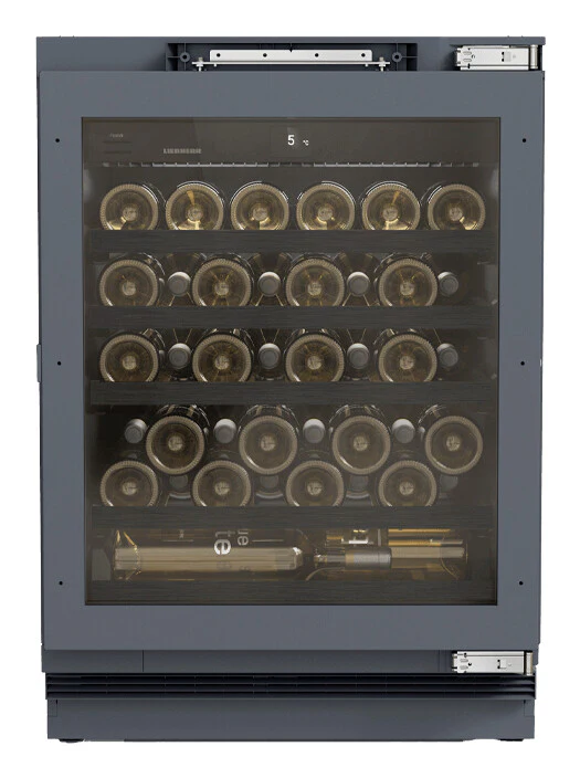 Liebherr UWpri 3761-20 Thermo-elektrische wijnkoeler Onderbouw Antraciet 44 fles(sen)