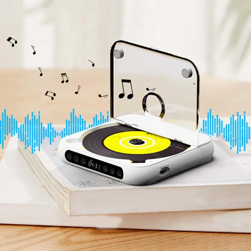 Draagbare CD-speler – Bluetooth | Hi-Fi Geluid | Meerdere Kleuren