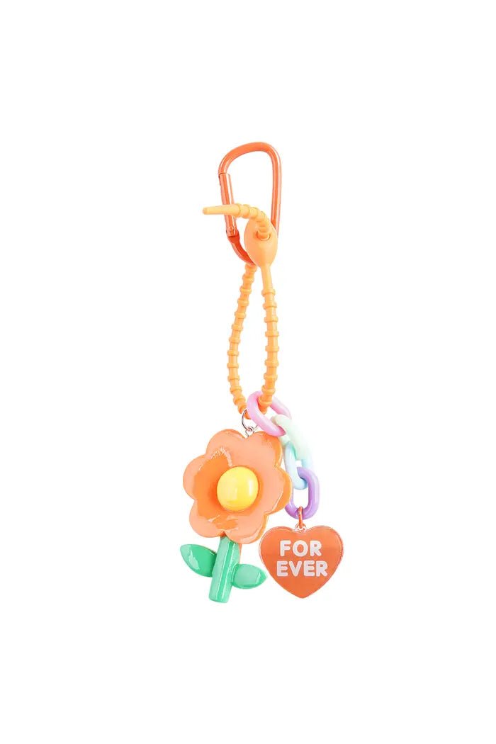 Bag Charm | Flower | Oranje