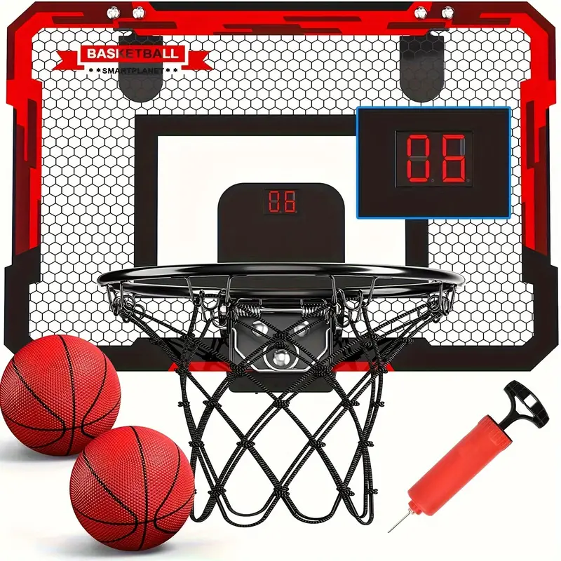 Mini-Basketbalring met Elektronisch Scorebord – BouncePro