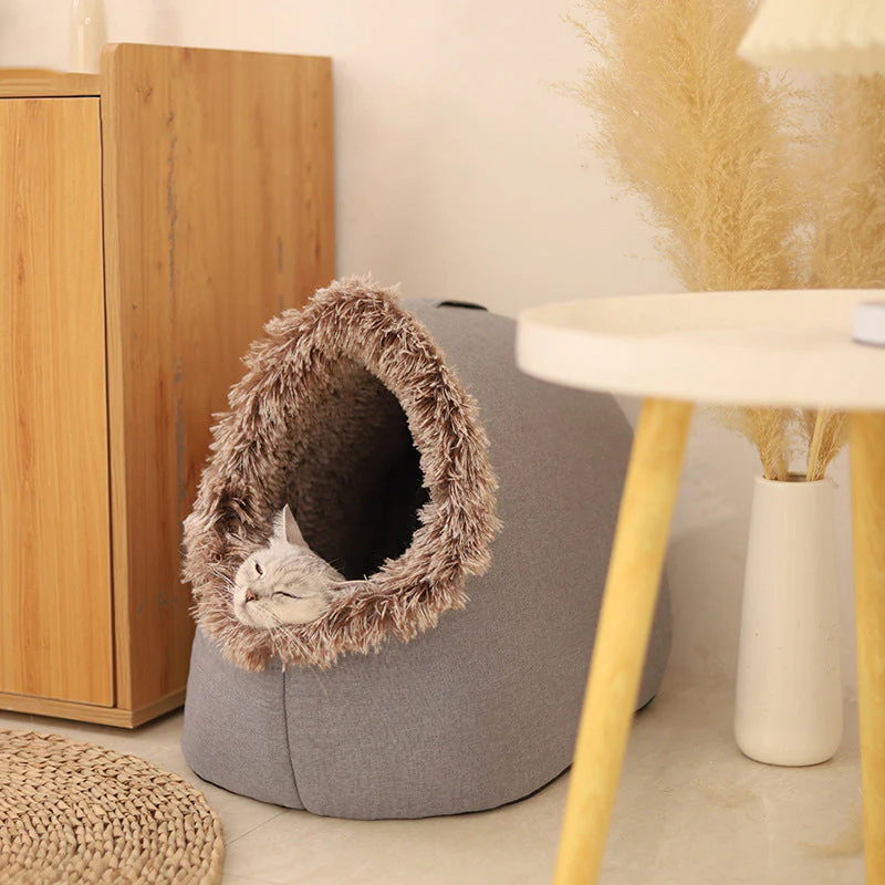 CozyNest Dierenhol Bed | Warme en comfortabele schuilplaats voor uw harige vriend