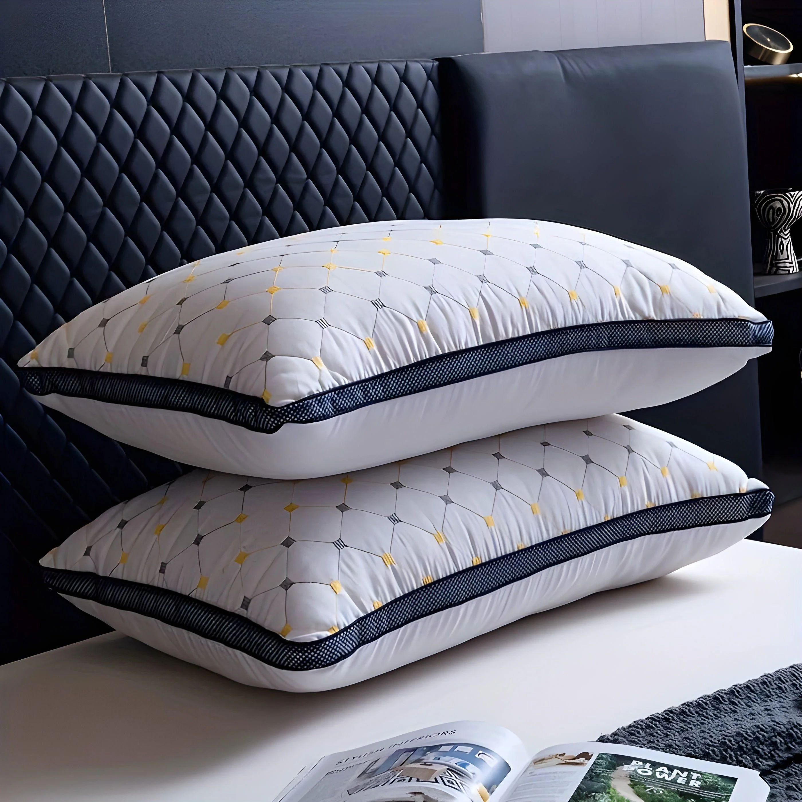 Ergonomisch Neksteunpillow voor Zijslapers – Hypoallergeen, Wasbaar, Beste Kussen voor Nekpijn