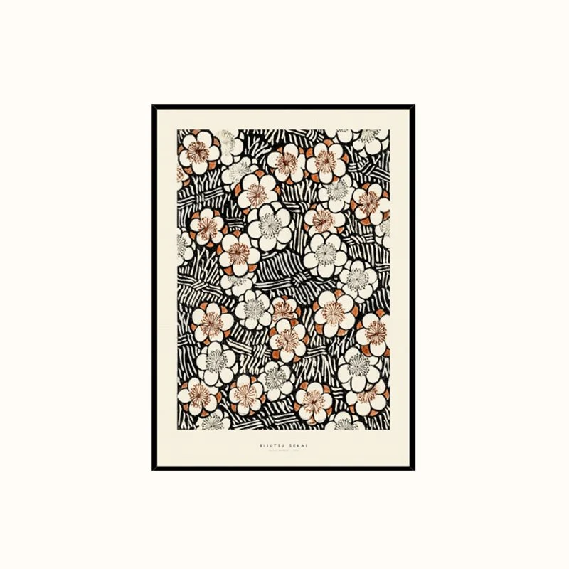 Bijutsu sekai – floral pattern