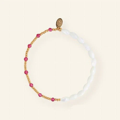 Bobbie armband | Pink | Mable
