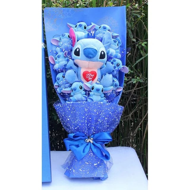 Bloemstuk Pluche Stitch en Vrienden - Betoverd Cadeau - Afbeelding 3