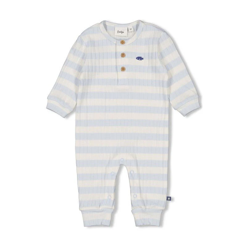 Boxpak rib met streep | Blue Ocean | Feetje